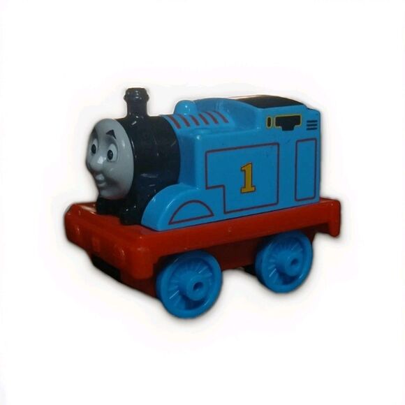 Thomas the Train & Friends THOMAS 4 Wheel Engine #1 Plastic Toy Mattel - Picture 1 of 3